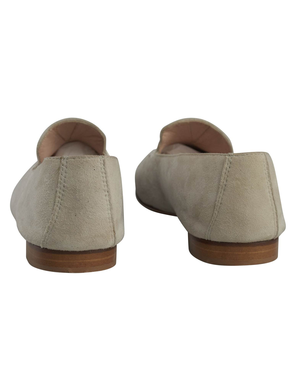 Kiton Beige Leather Suede Loafers