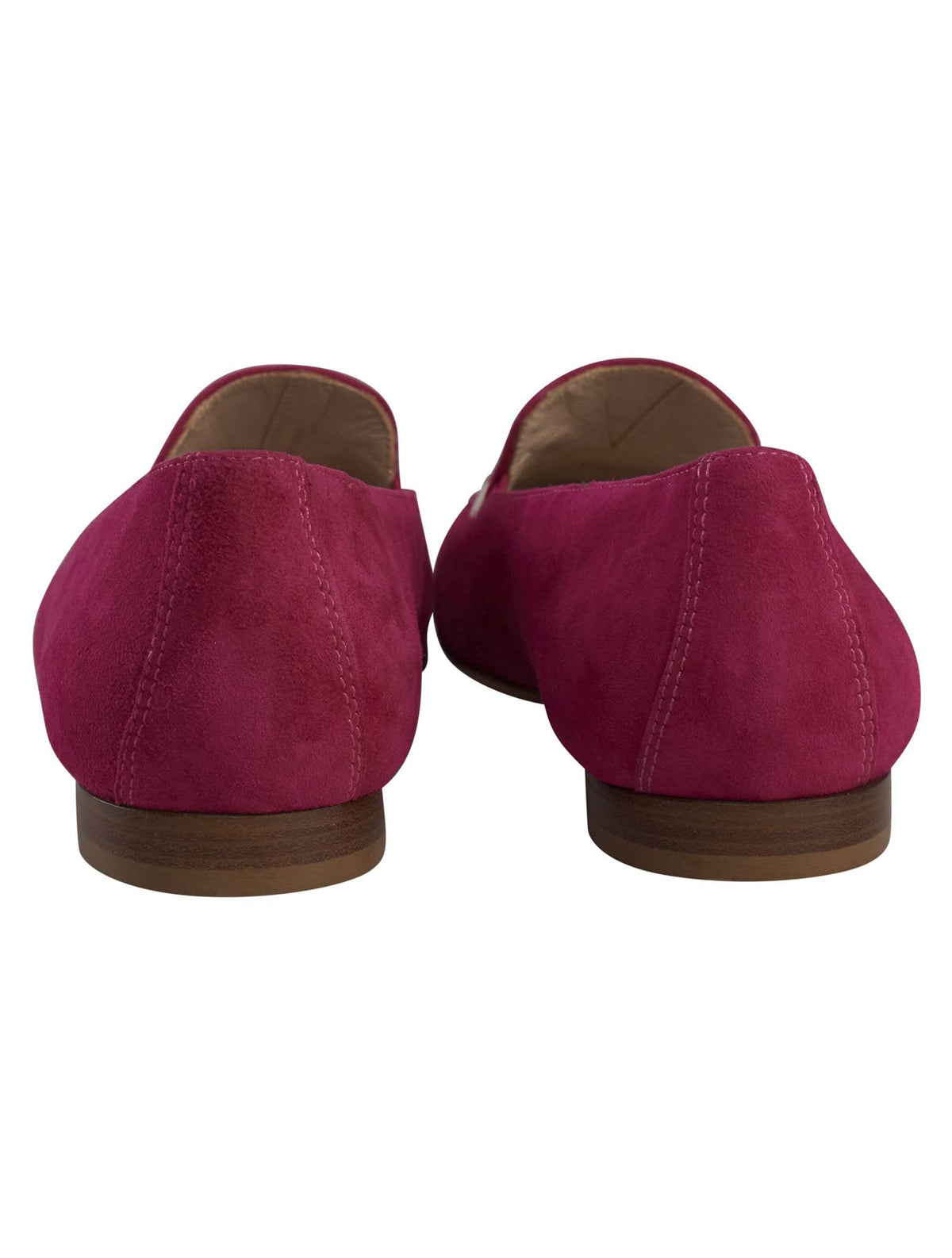 Kiton Fucshia Leather Suede Loafers