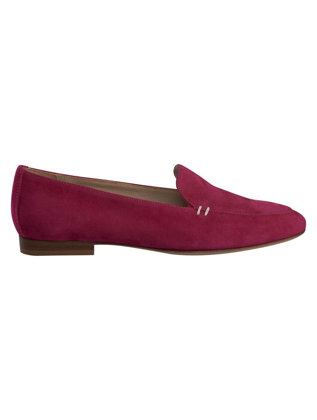 Kiton Fucshia Leather Suede Loafers