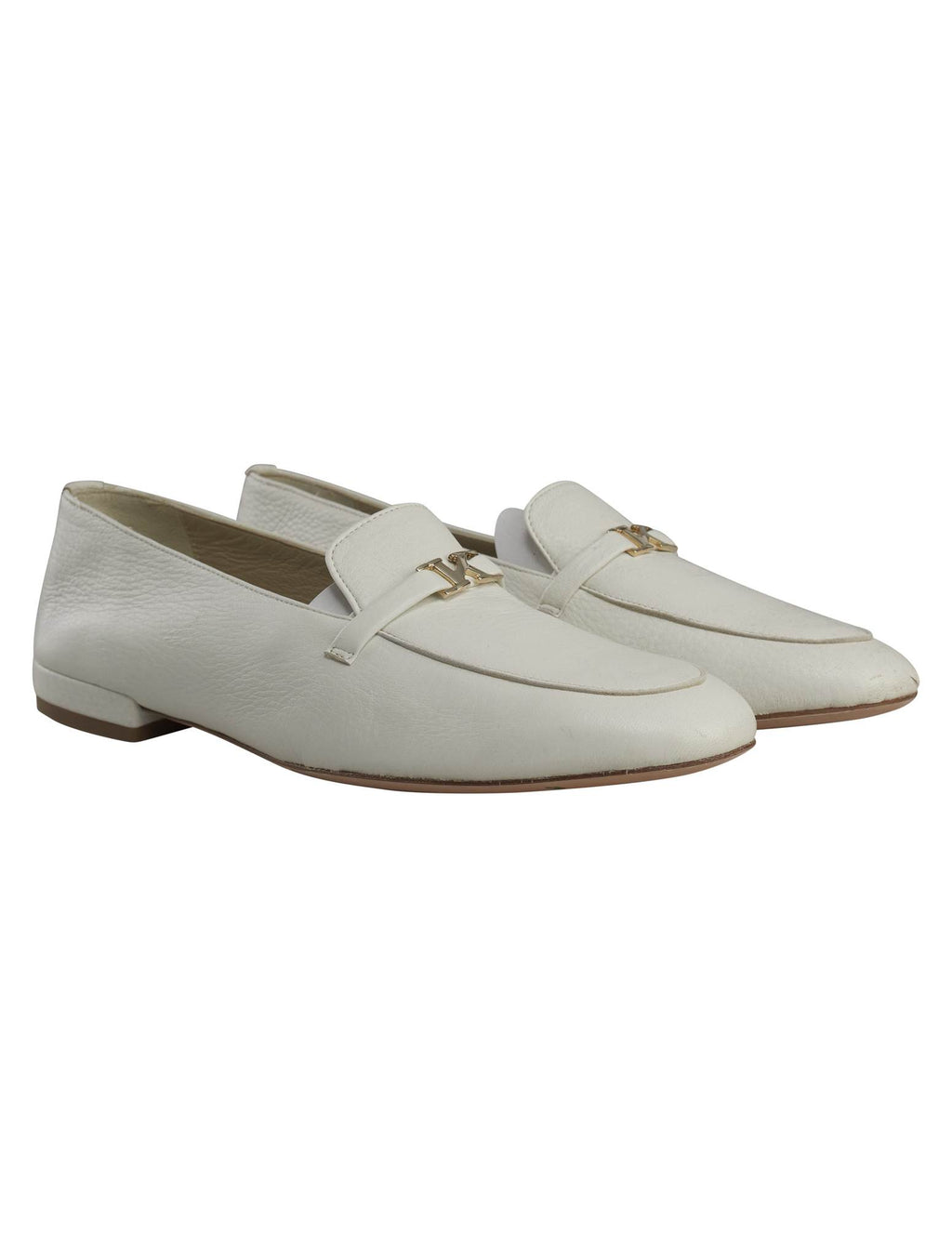 Kiton Kiton Orange Leather Loafers Orange 000