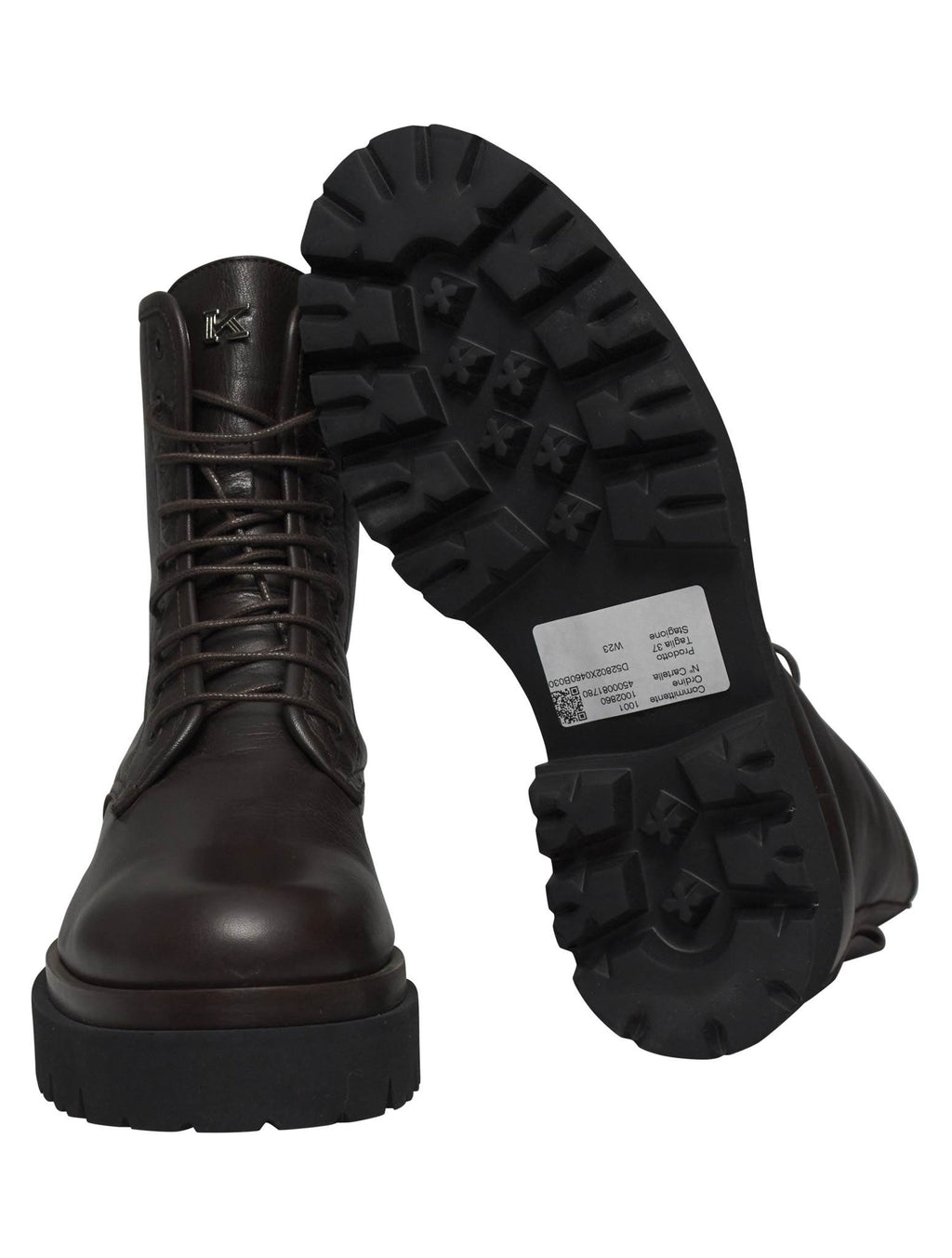 Kiton Brown Leather Boots