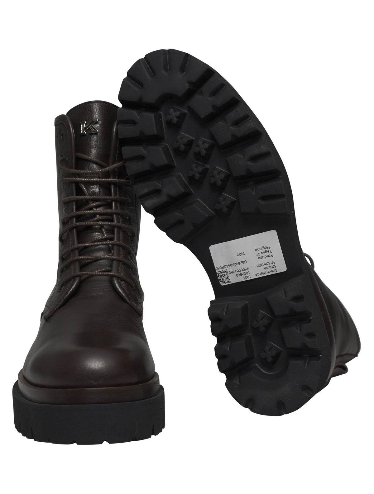 Kiton Brown Leather Boots