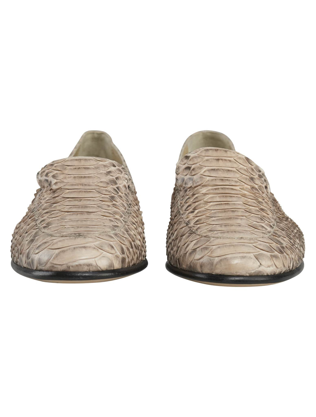 Kiton Kiton Multicolor Leather Snake Loafers Multicolor 001