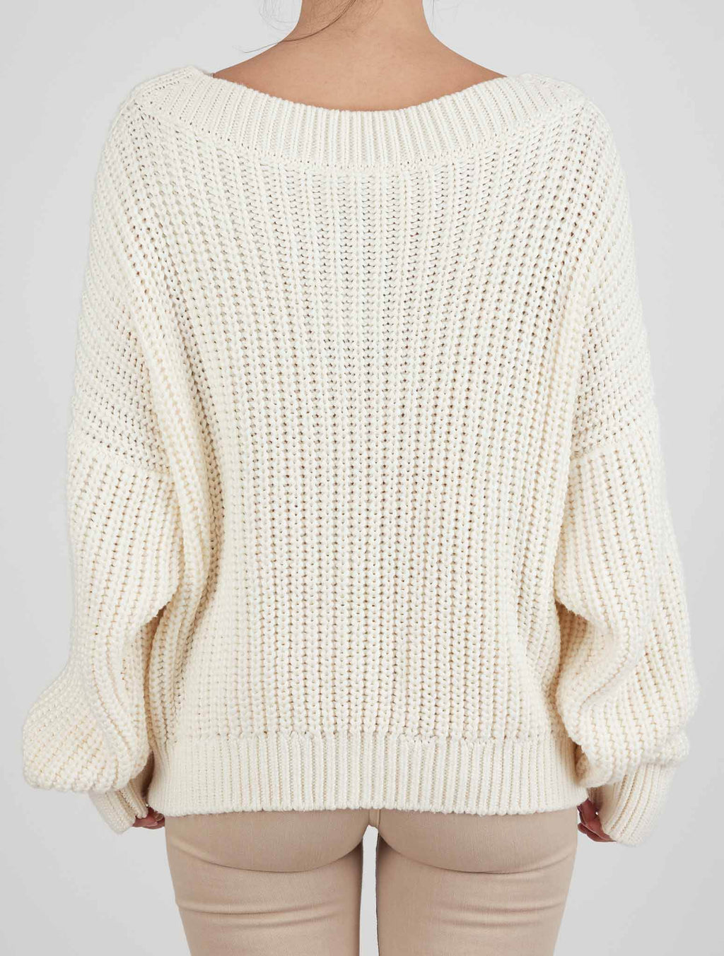 Kiton White Cotton Silk Sweater Crewneck
