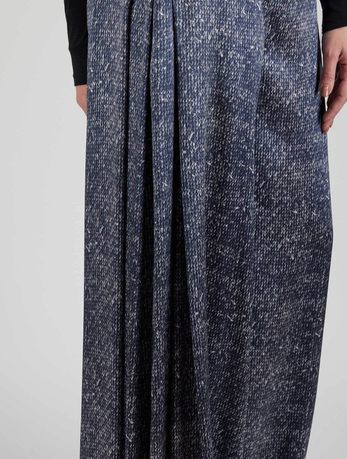 Kiton Blue Silk Pants