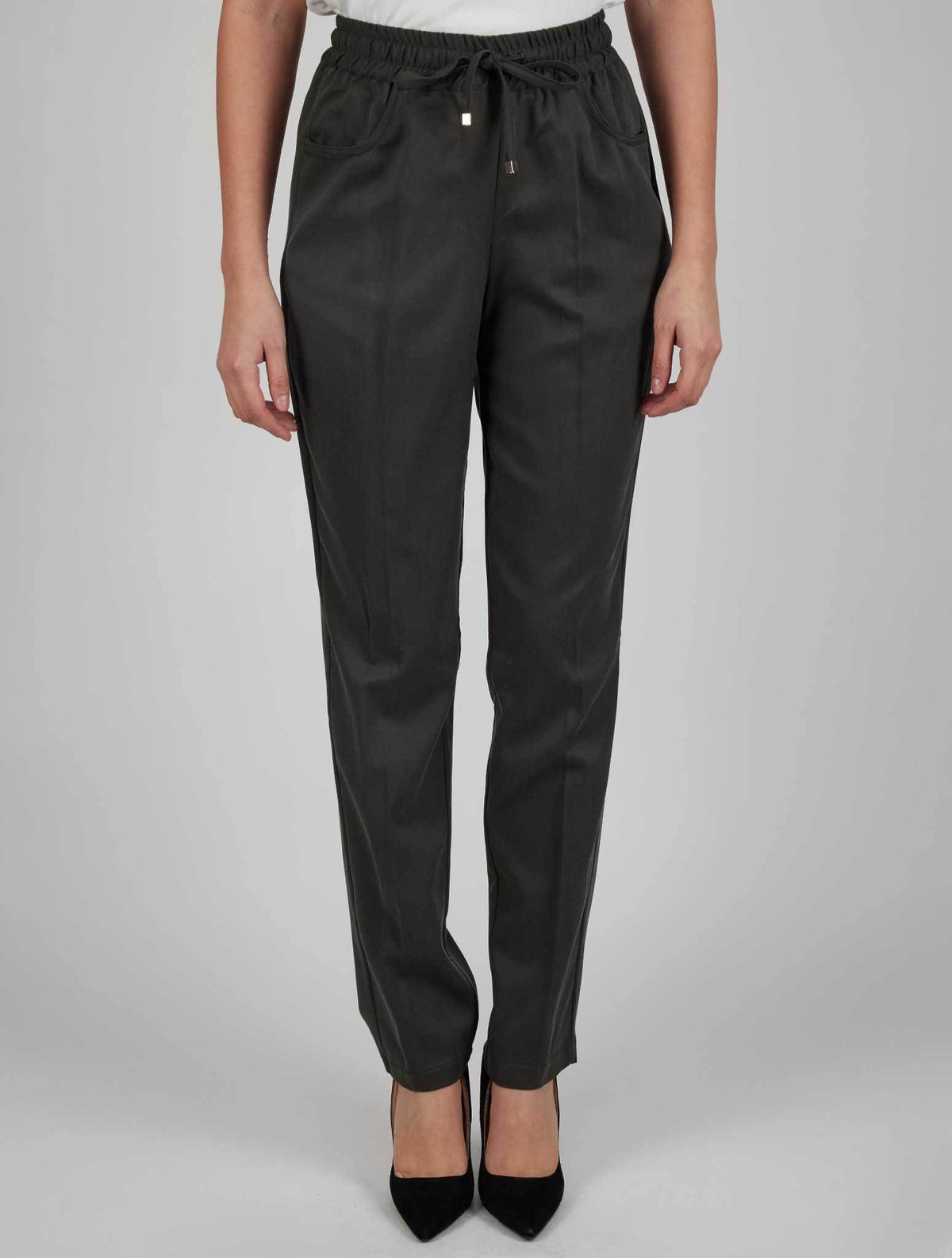Kiton Kiton Green Silk Pants Green 000