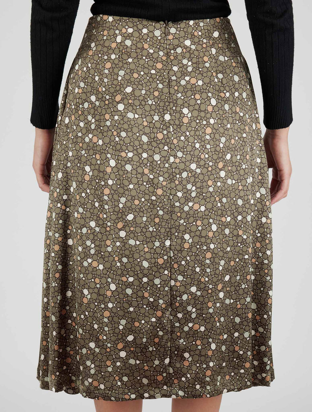 Kiton Multicolor Silk Skirt