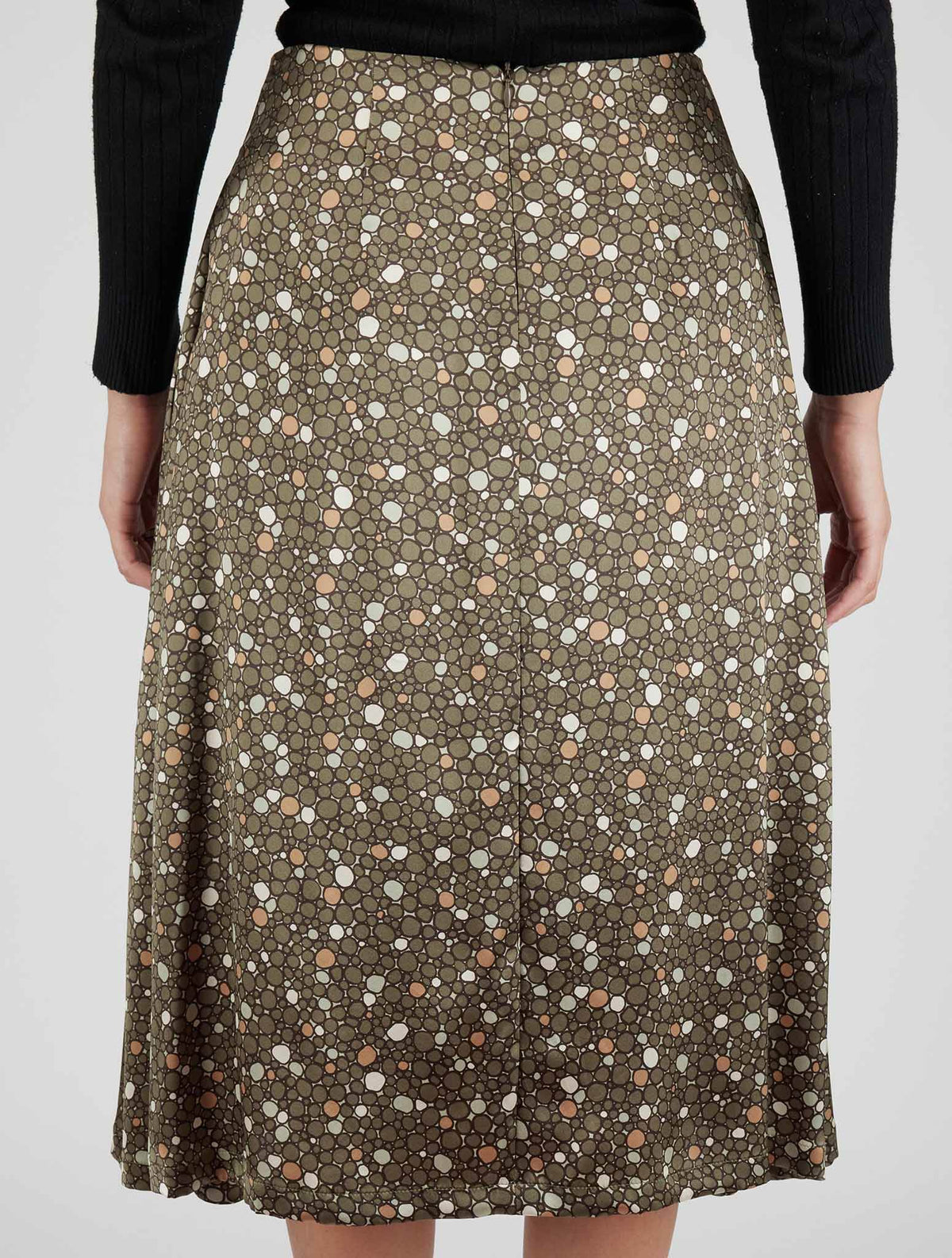 Kiton Multicolor Silk Skirt