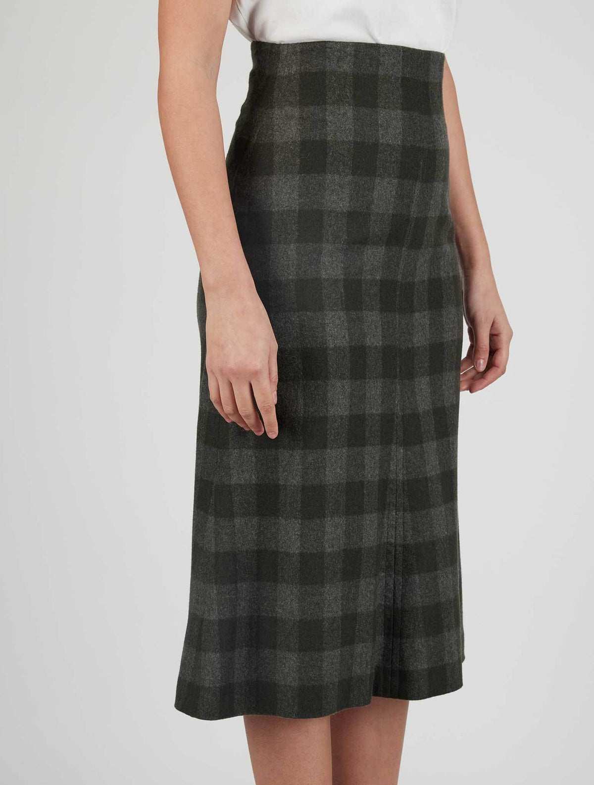 Kiton Kiton Green Cashmere Skirt Green 001