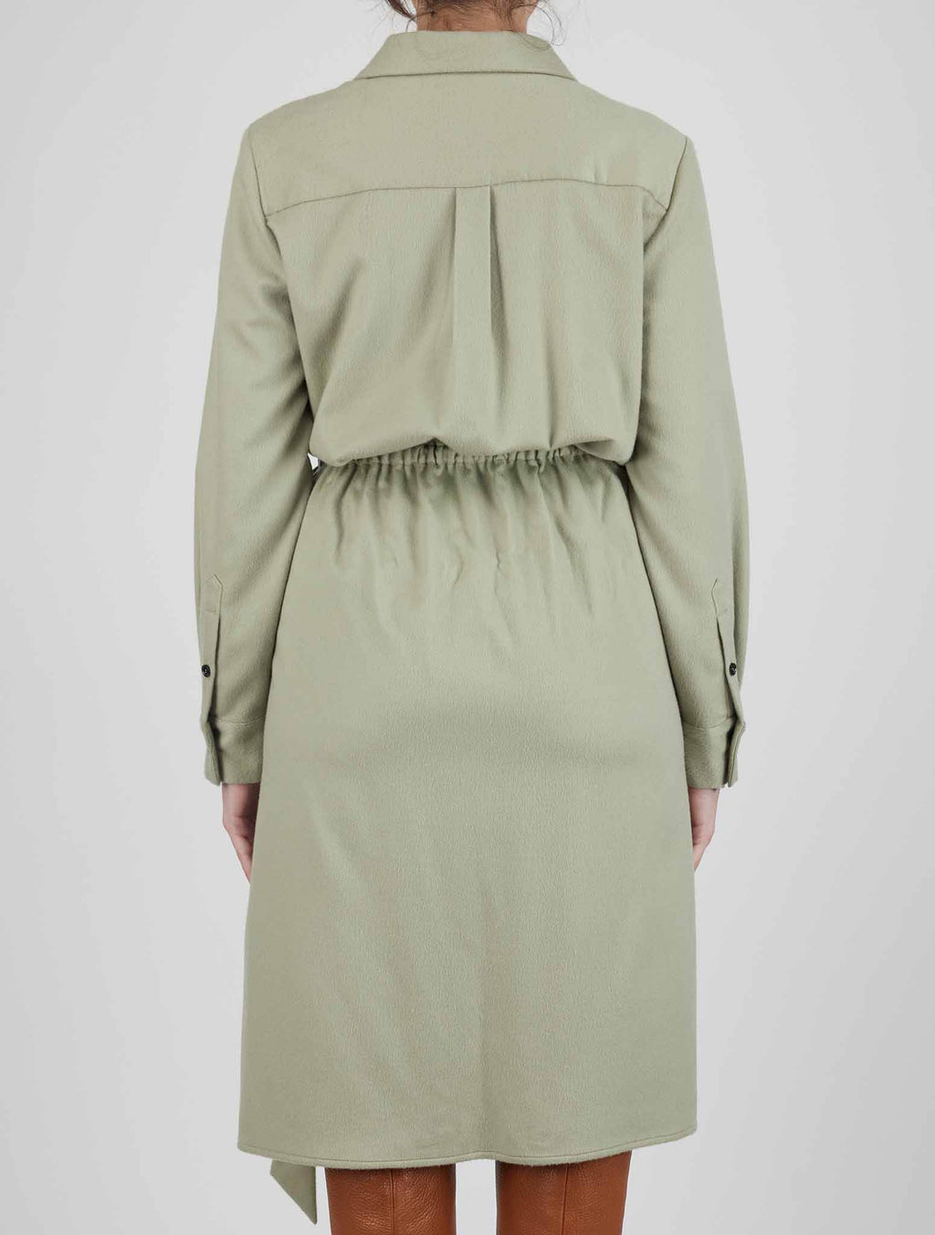 Kiton Green Cashmere Dress