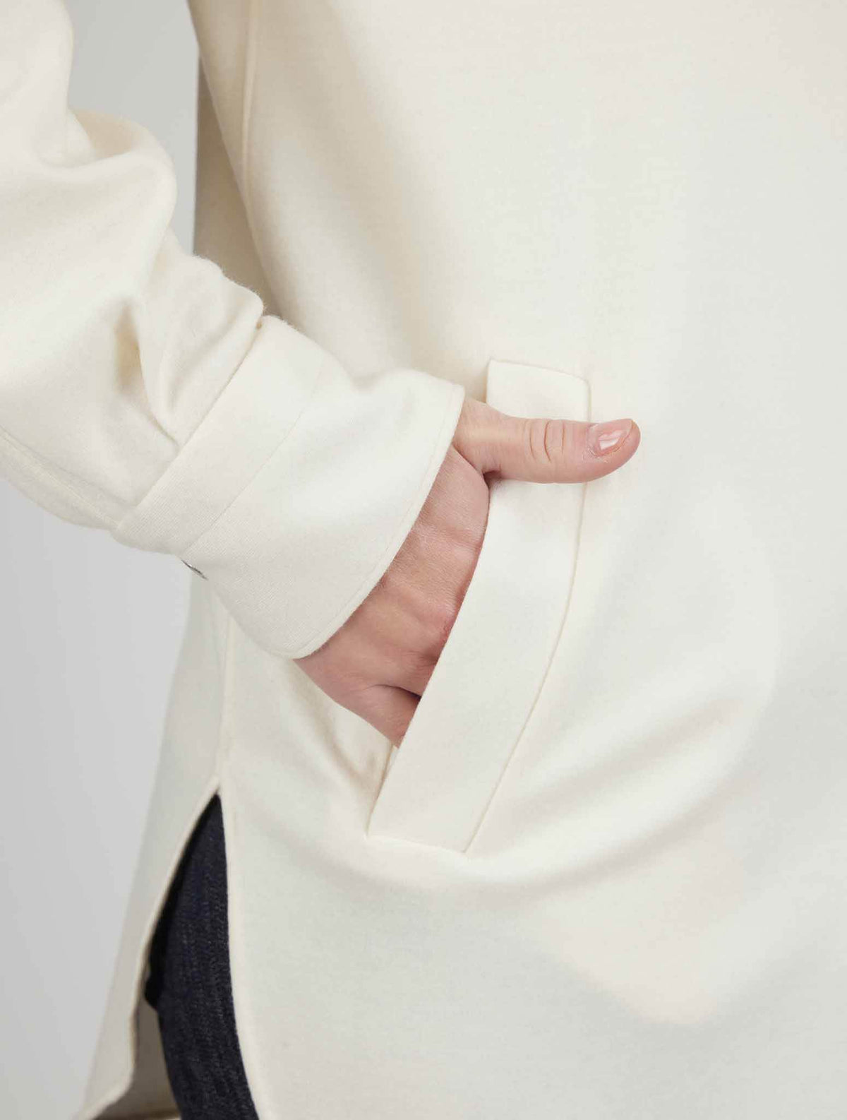 Kiton White Virgin Wool Shirt