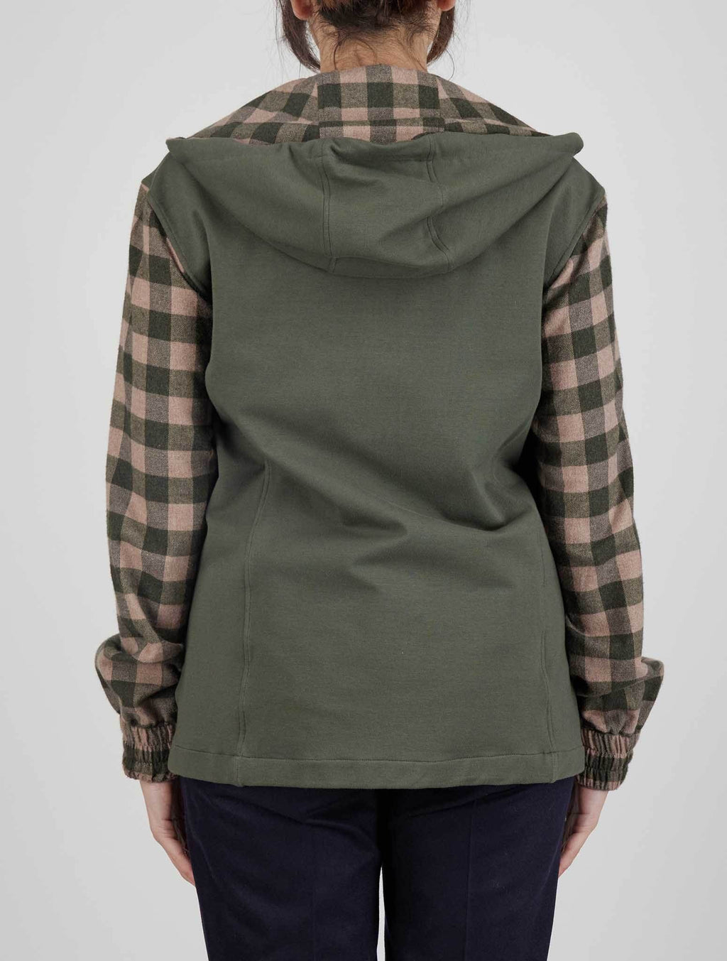 Kiton Green Cotton Ea Sweater Full Zip