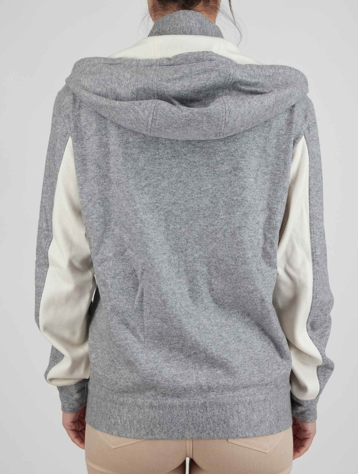 Kiton Gray Cashmere Sweater Full Zip