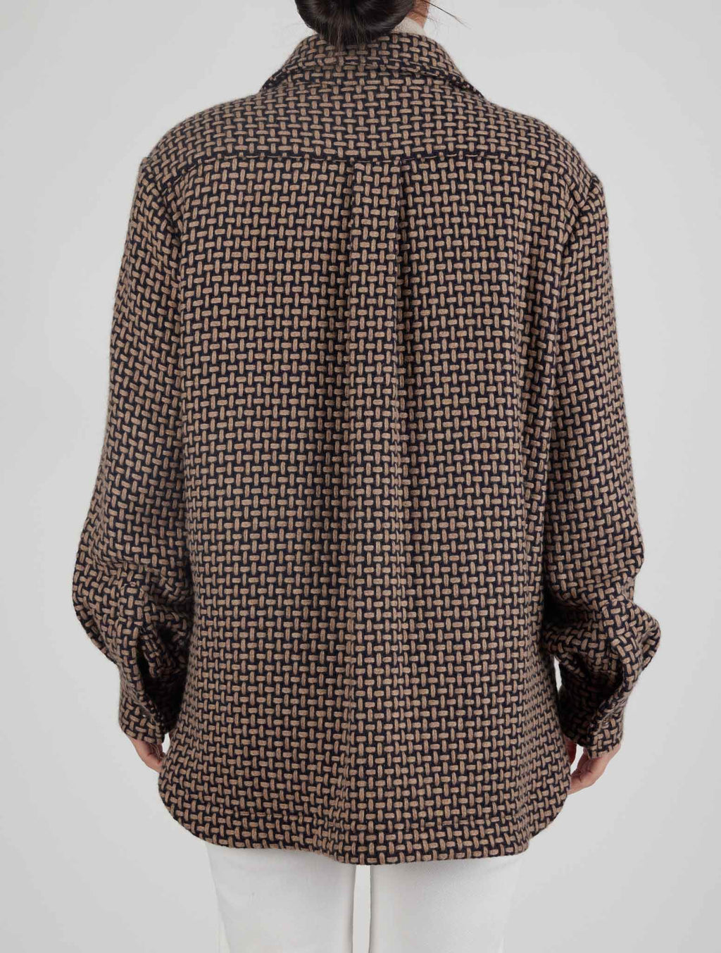 Kiton Brown Black Cashmere Blazer