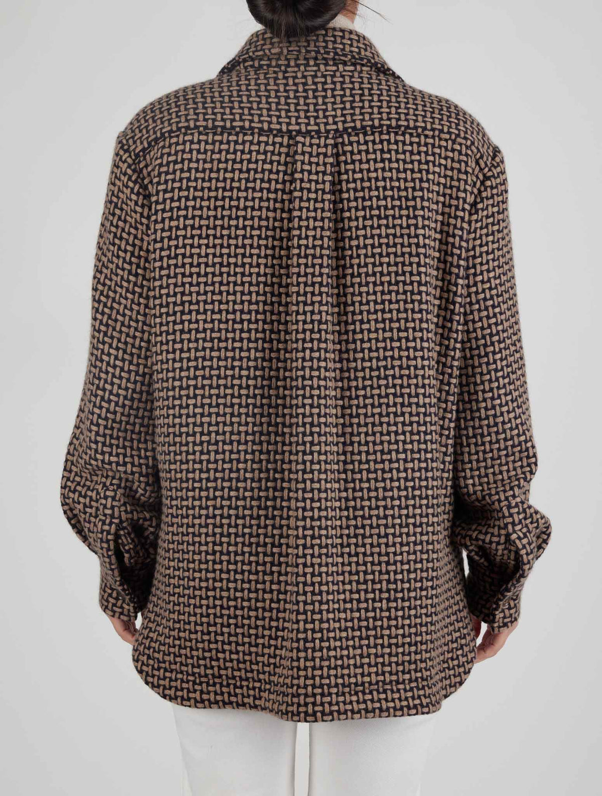 Kiton Brown Black Cashmere Blazer