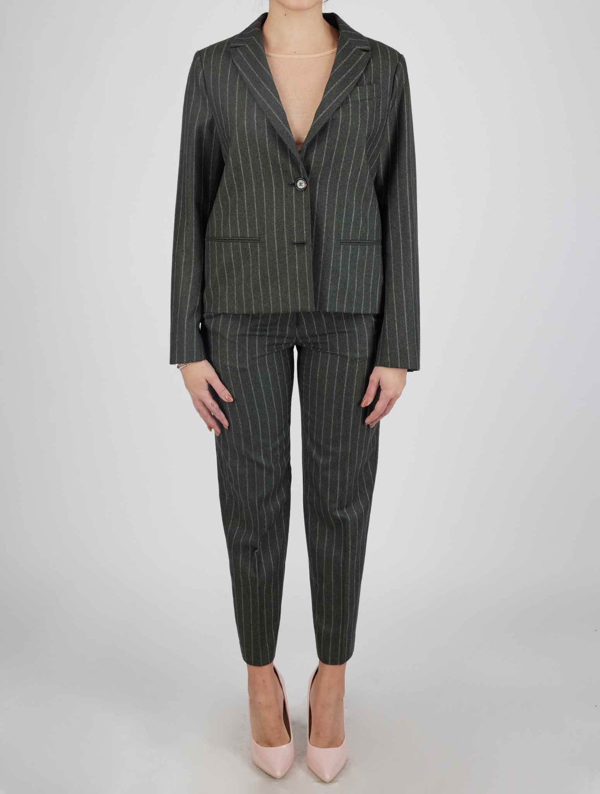 Kiton Green Cashmere Suit