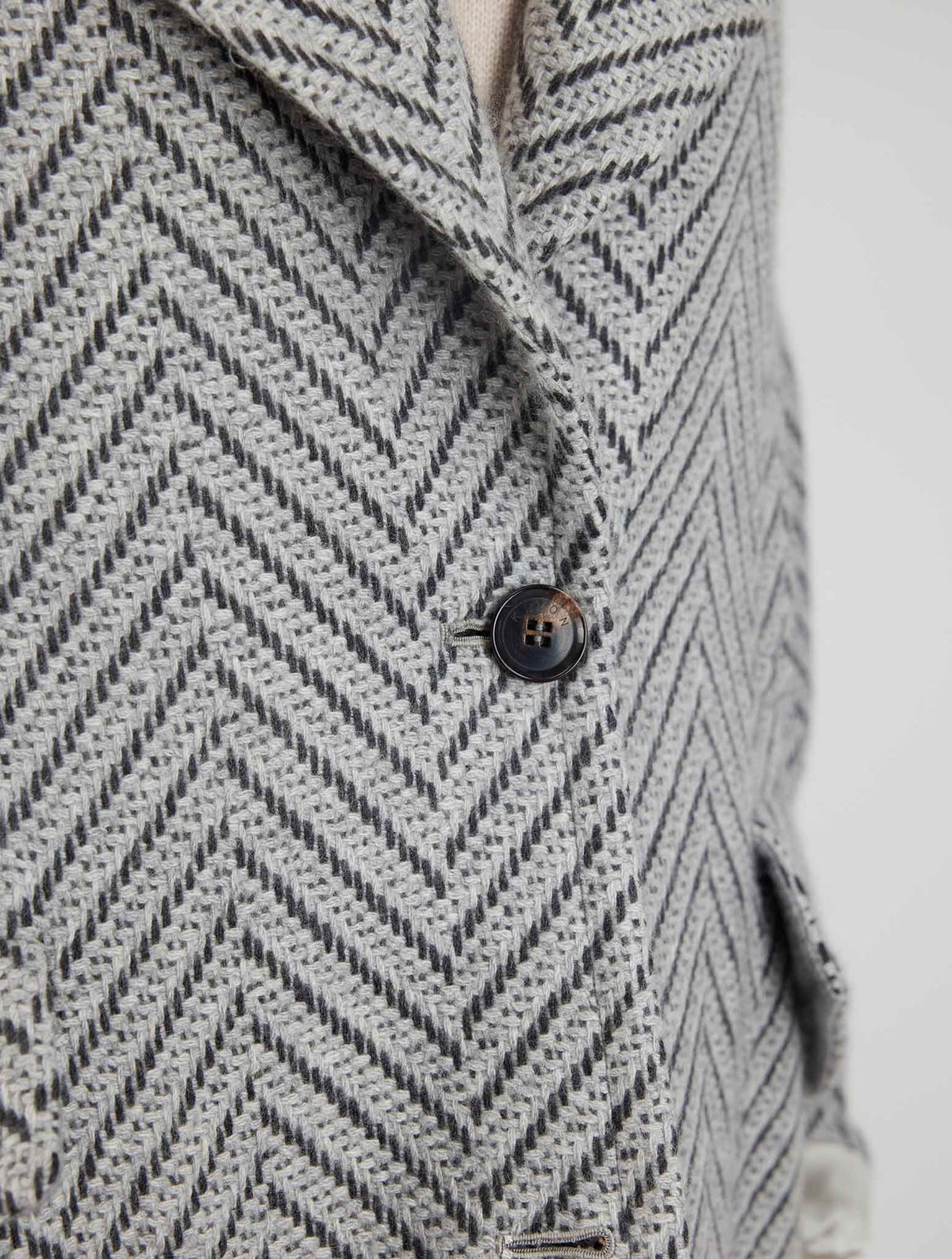 Kiton Gray Cashmere Overocat