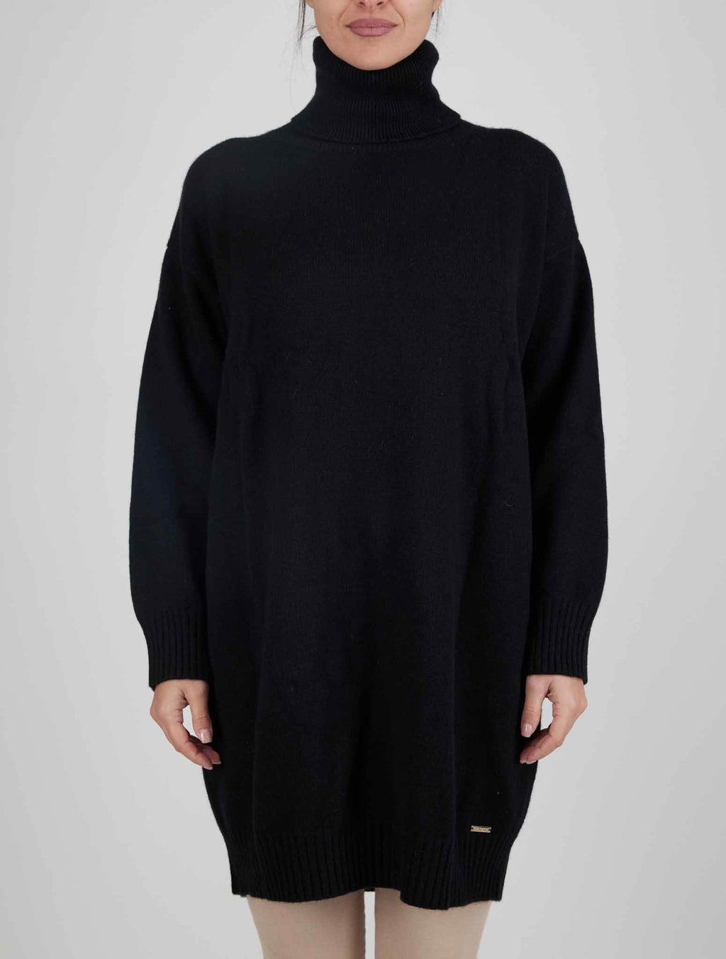 Kiton Black Cashmere Sweater Turtleneck