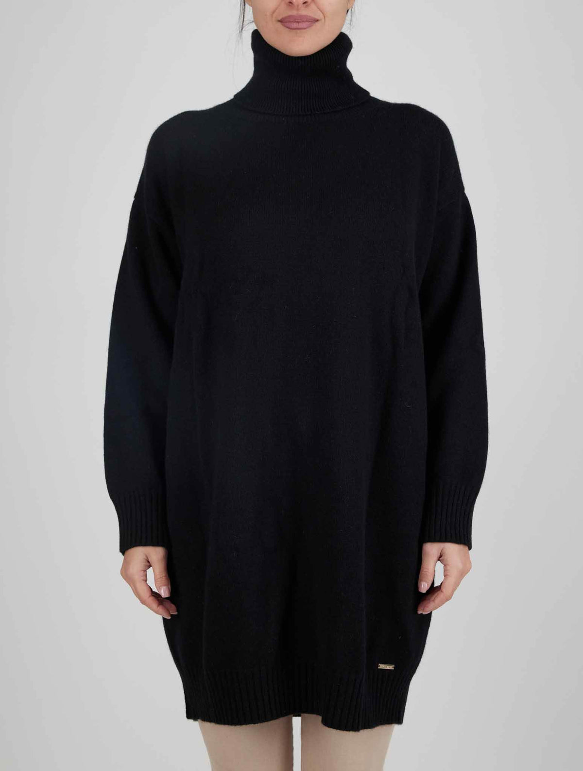 Kiton Black Cashmere Sweater Turtleneck