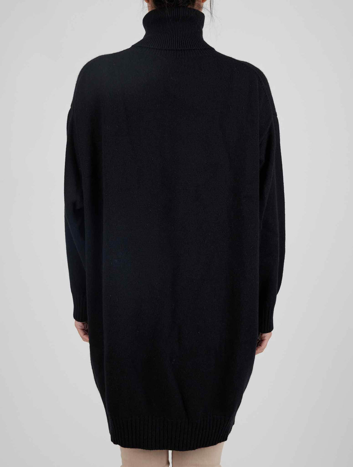 Kiton Black Cashmere Sweater Turtleneck