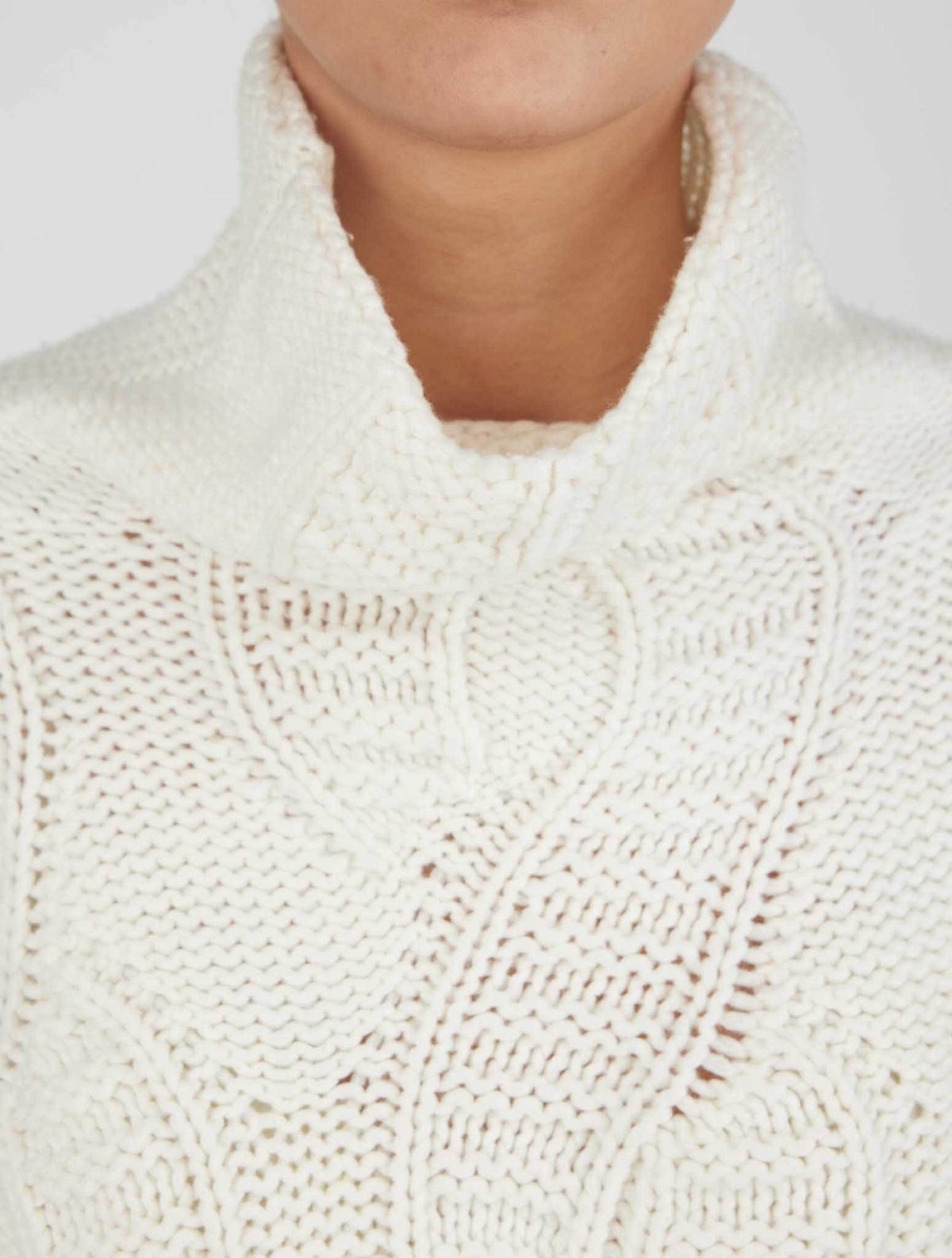 Kiton White Cashmere Sweater Turtleneck