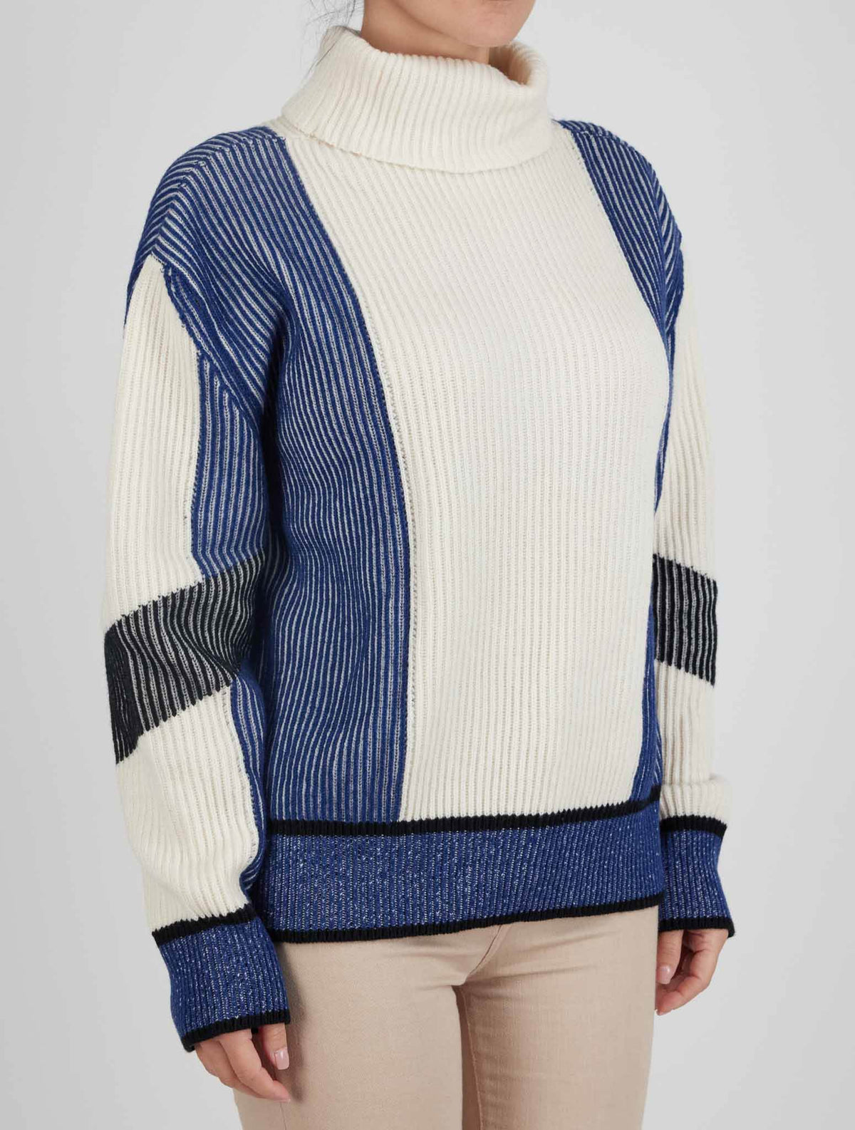 Kiton Kiton Multicolor Cashmere Sweater Turtleneck Multicolor 001