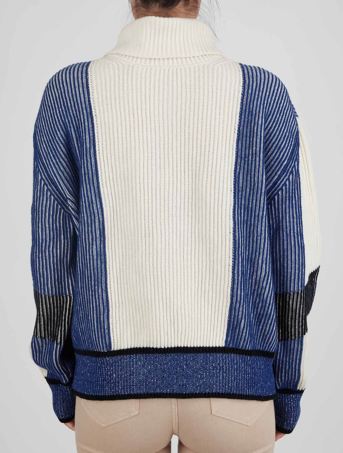 Kiton Multicolor Cashmere Sweater Turtleneck