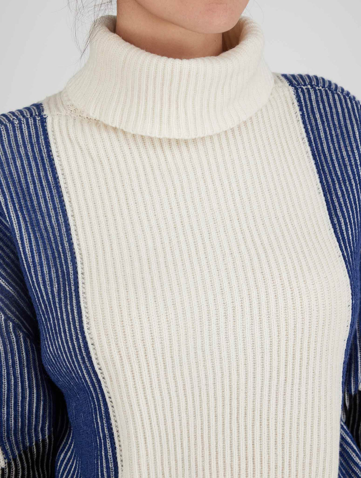 Kiton Multicolor Cashmere Sweater Turtleneck
