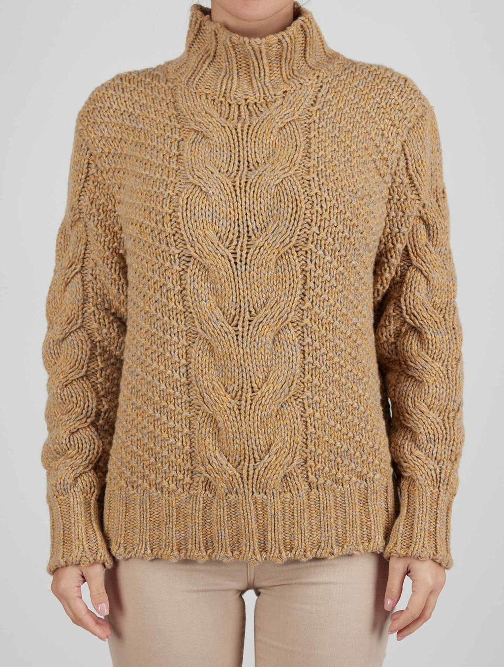 Kiton Kiton Multicolor Alpaca Wool Cashmere Sweater Half Neck Multicolor 000
