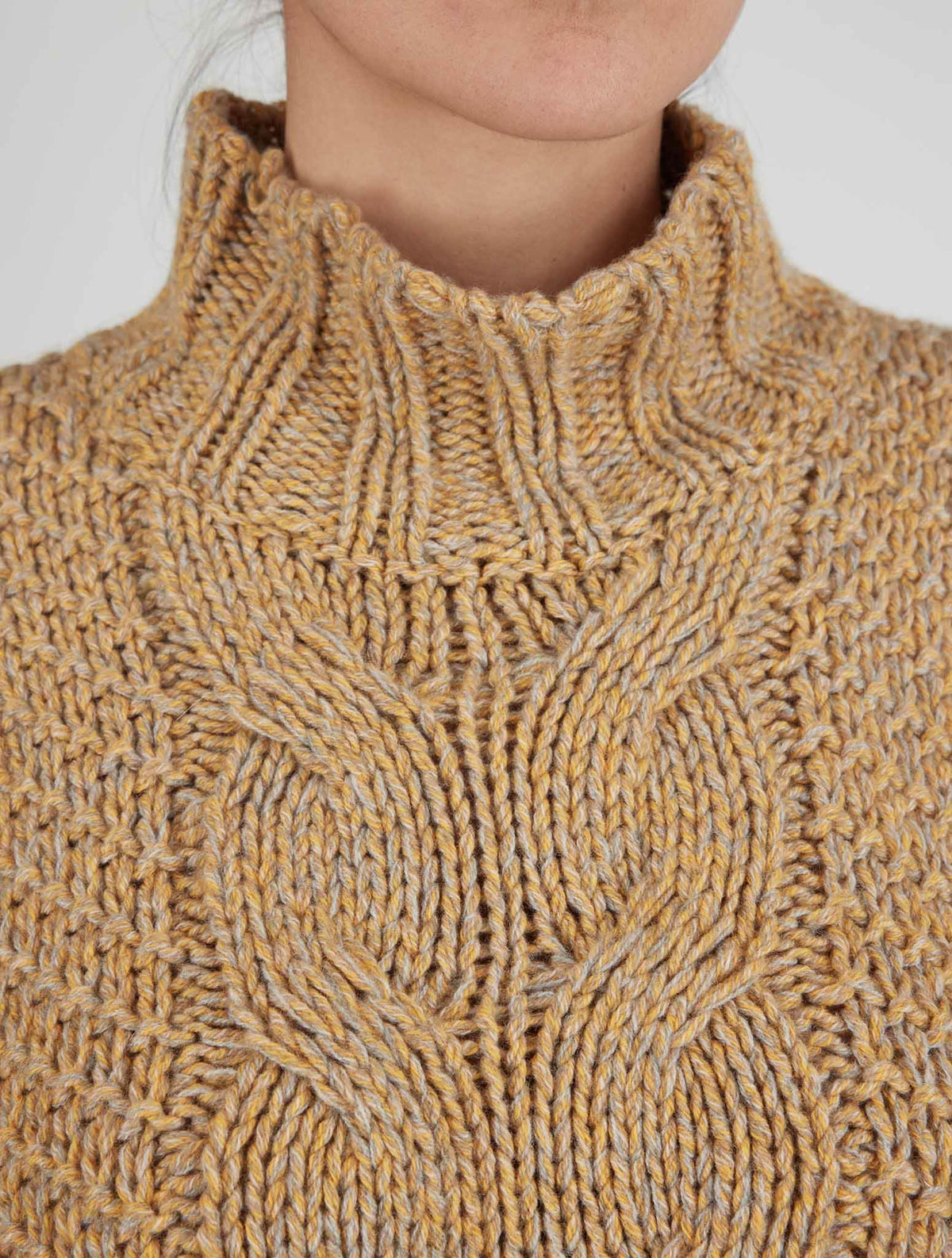 Kiton Multicolor Alpaca Wool Cashmere Sweater Half Neck