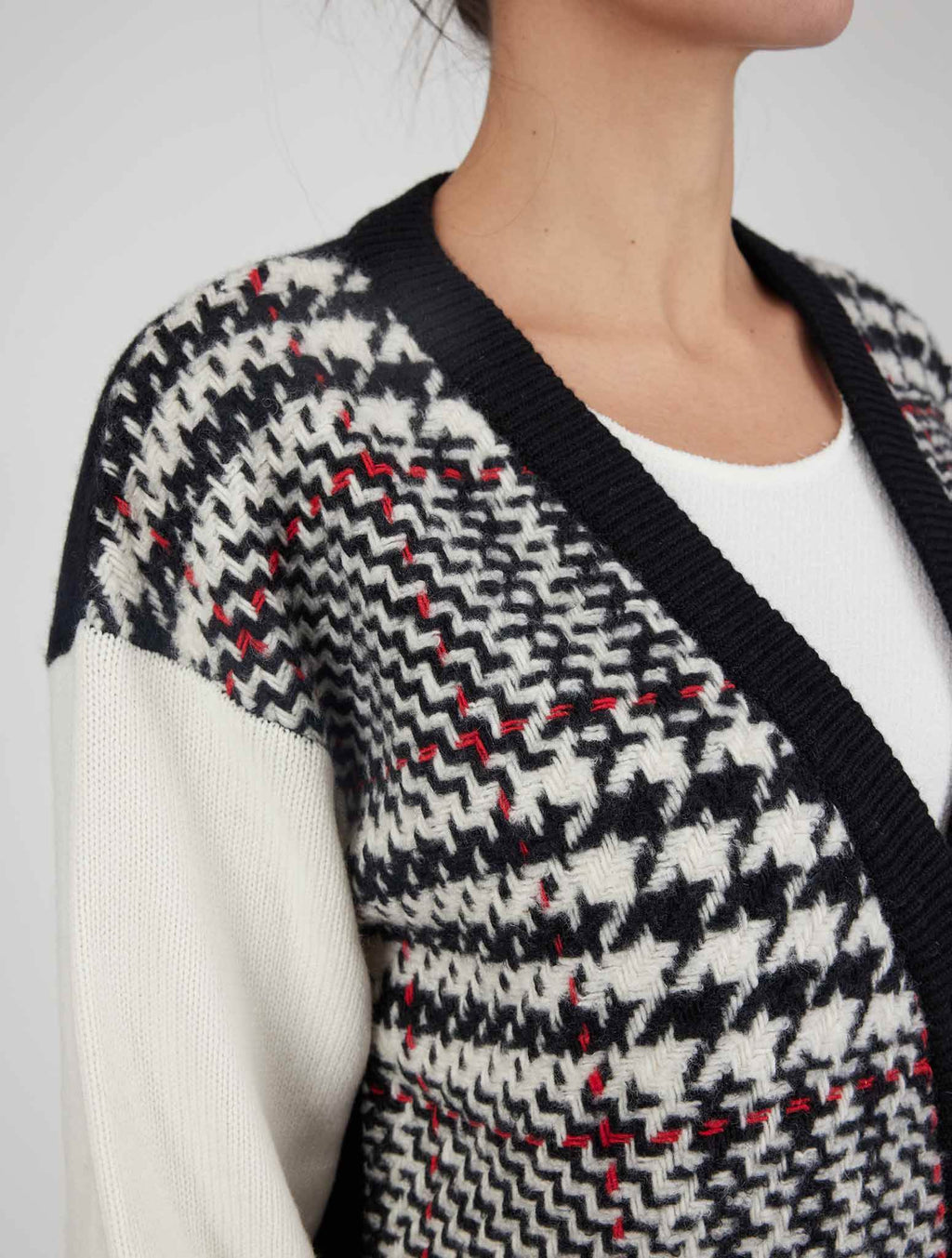 Kiton Multicolor Virgin Wool Cashmere Silk Sweater Cardigan