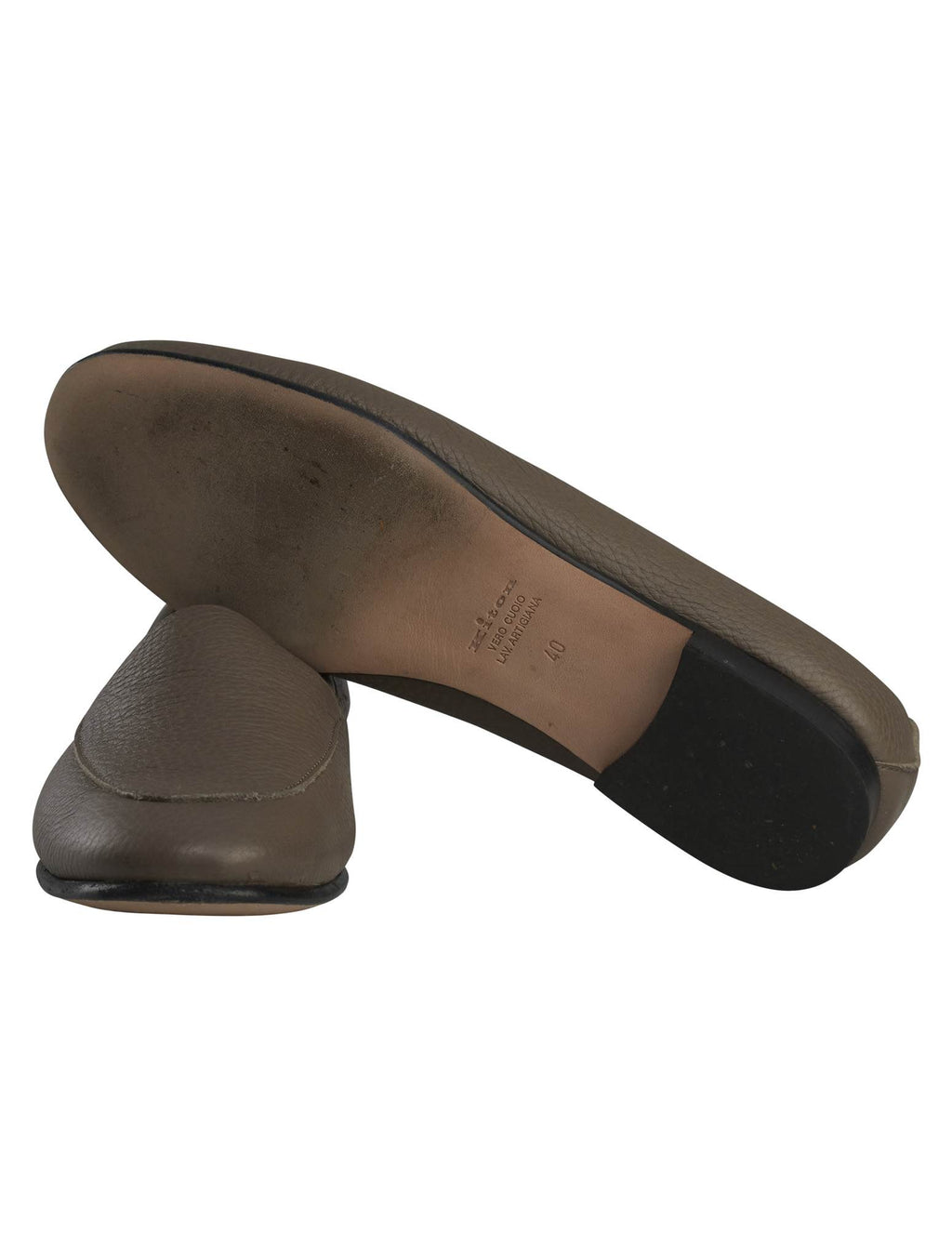 Kiton Brown Leather Boots