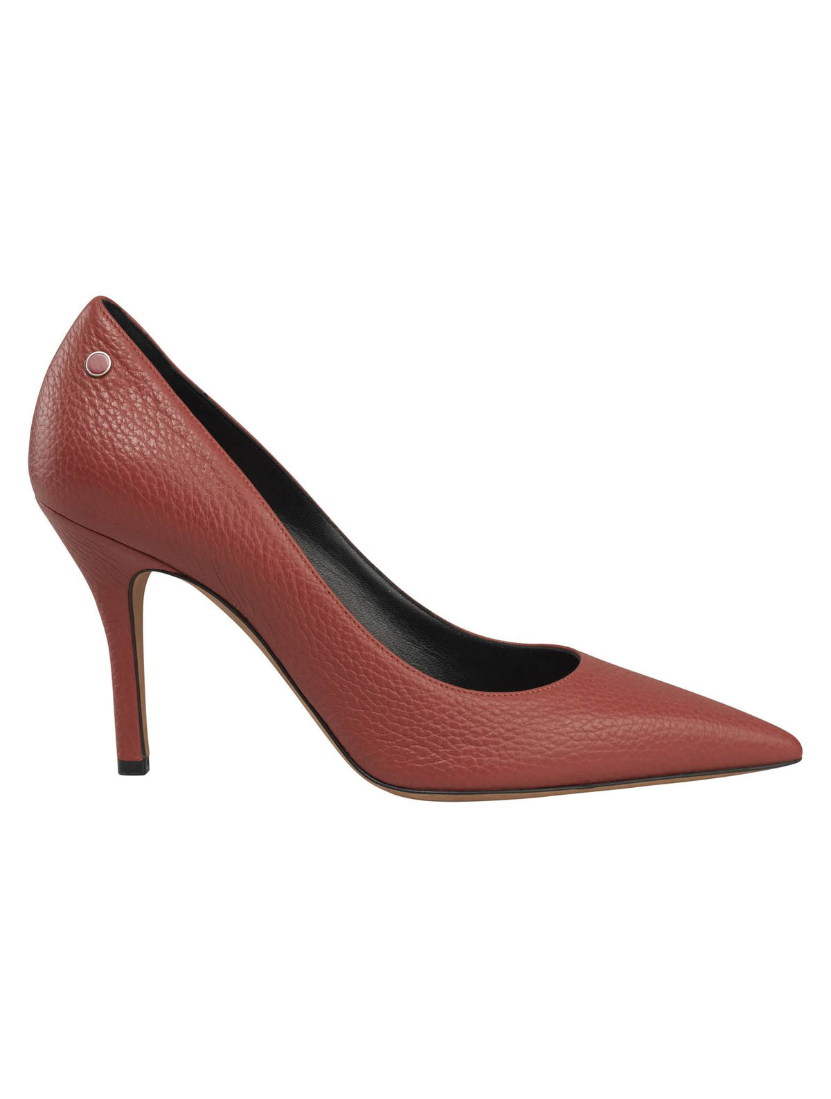Kiton Pink Leather Slingback Woman
