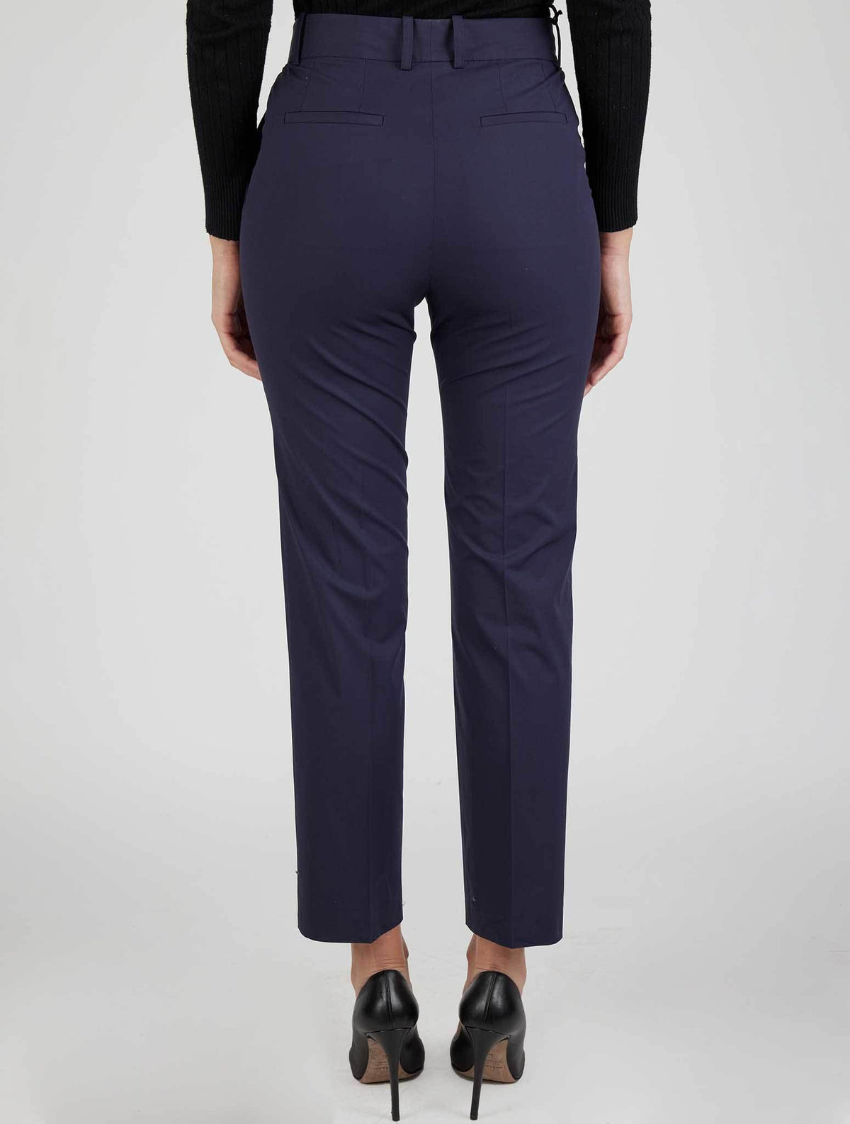Kiton Blue Cotton Ea Pants