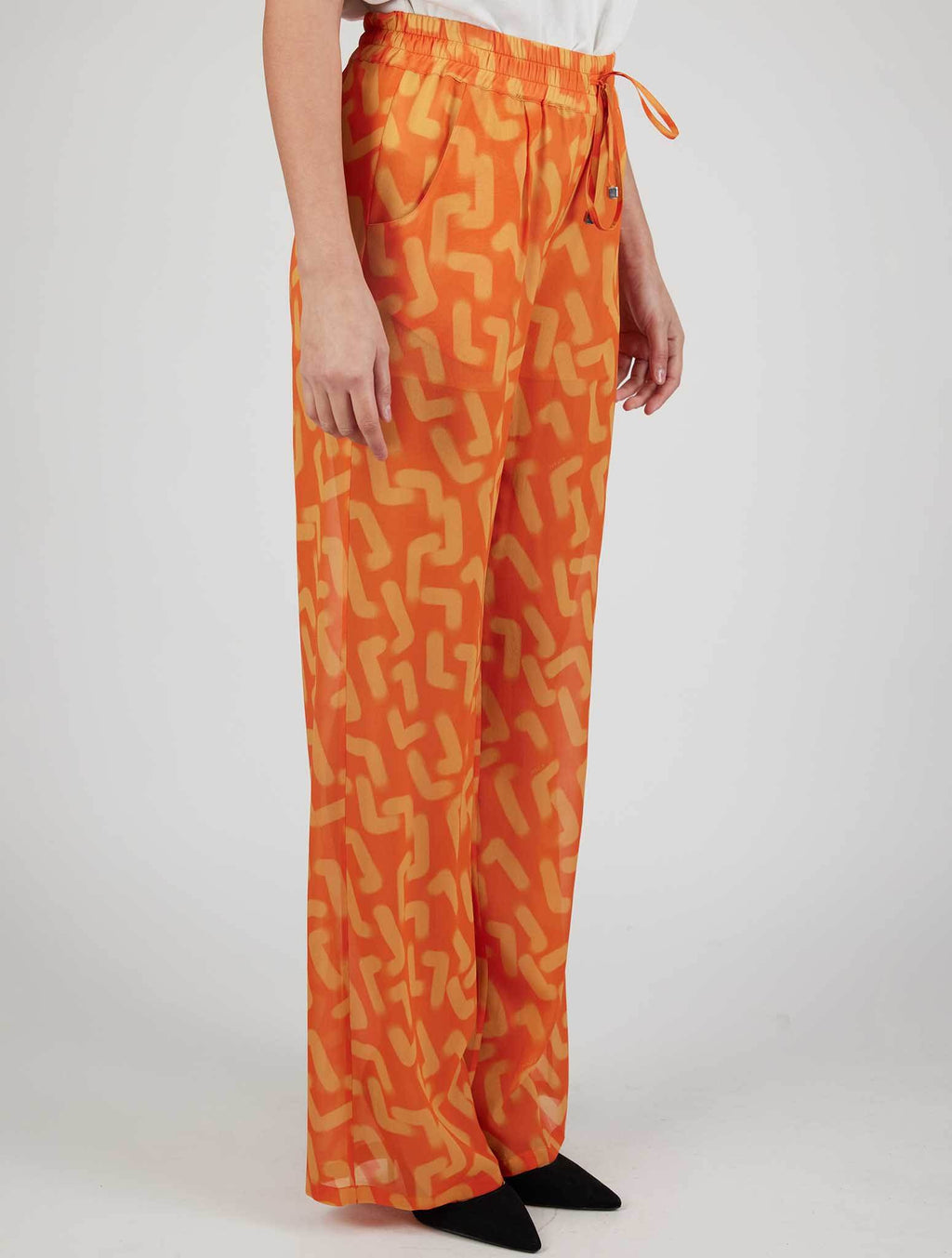 Kiton Kiton Multicolor Silk Pants Multicolor 001