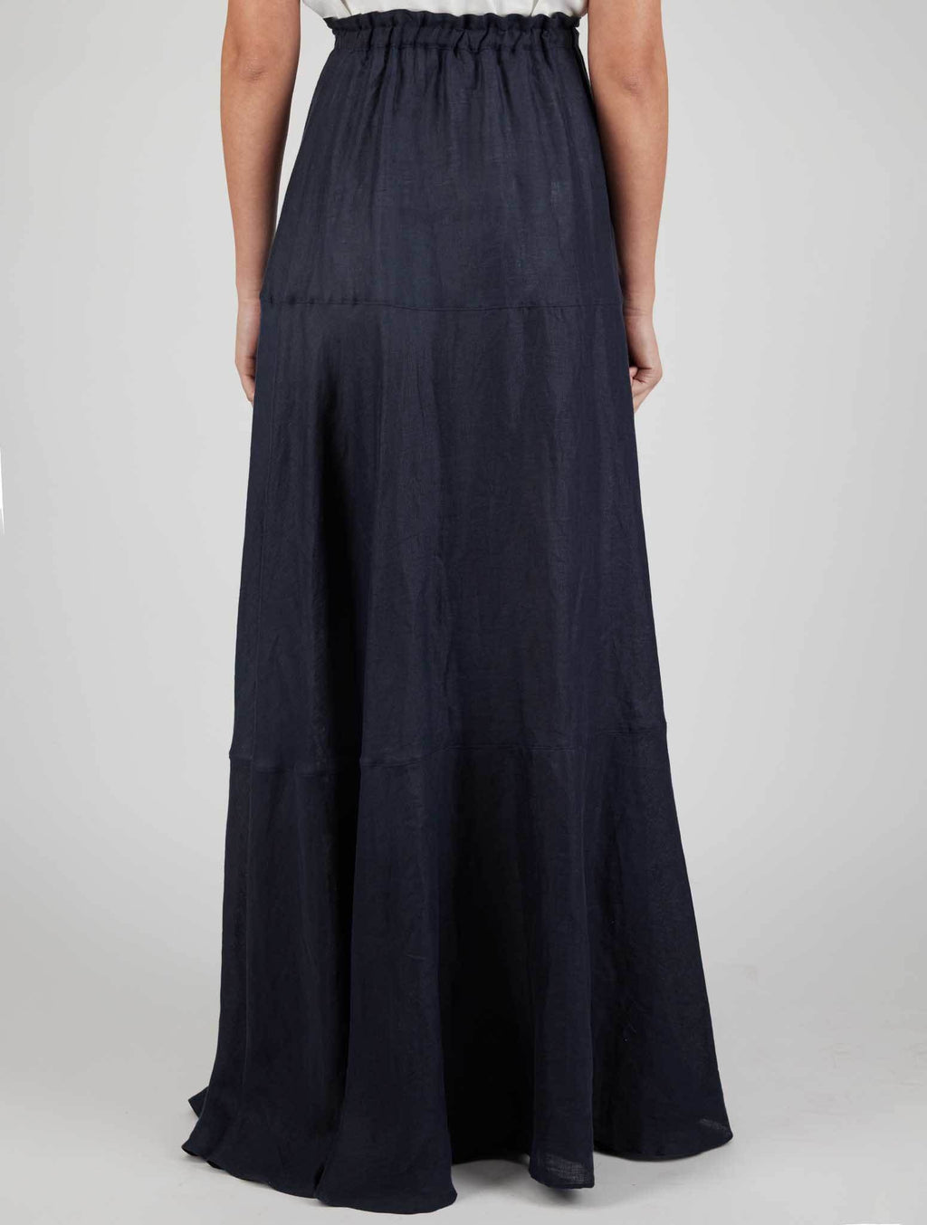 Kiton Blue Linen Skirts