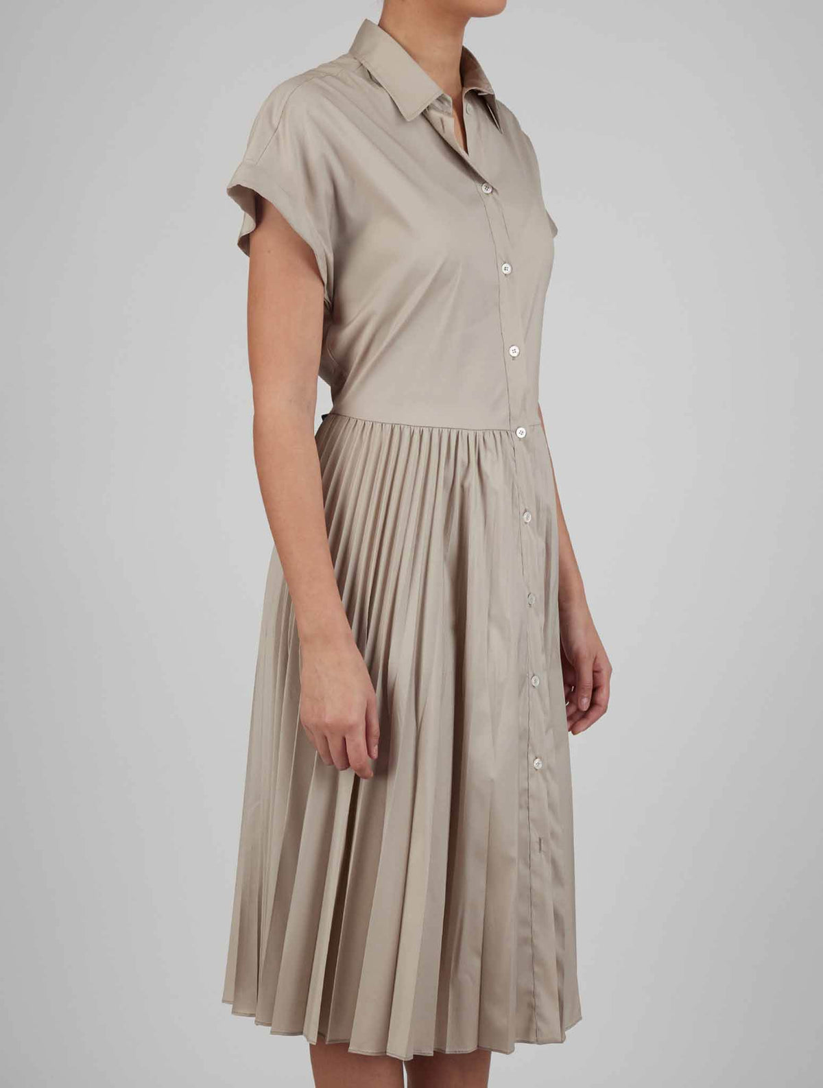 Kiton Kiton Beige Silk Ea Dress Beige 001