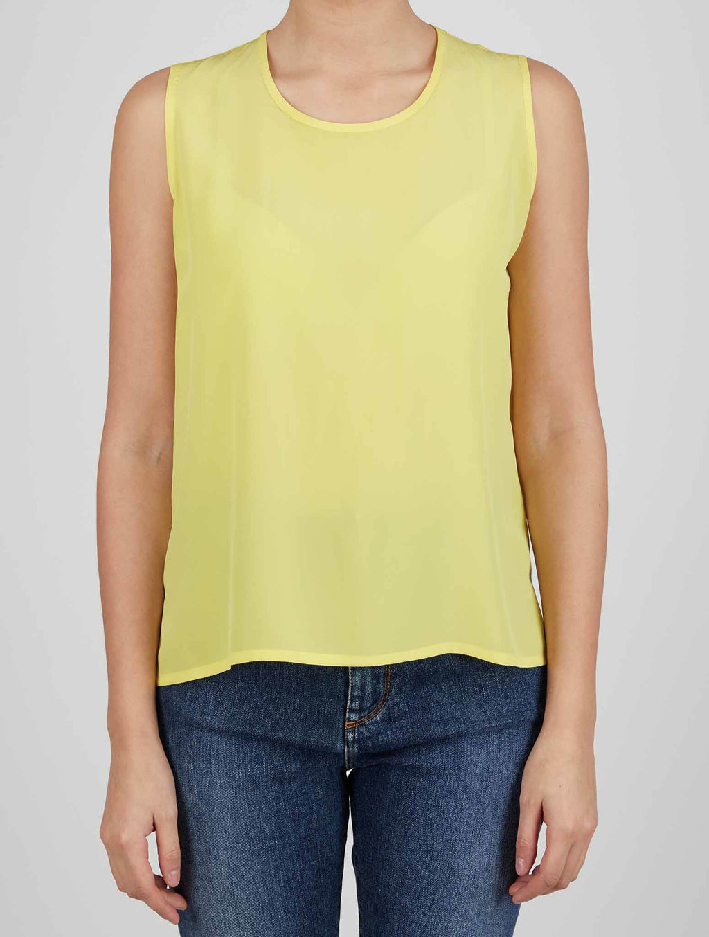 Kiton Yellow Silk Shirt