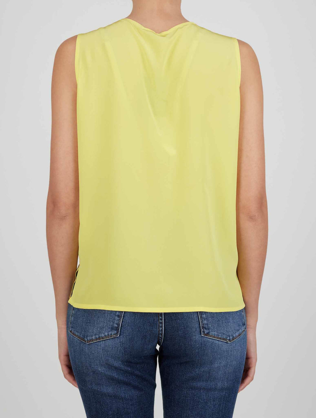 Kiton Yellow Silk Shirt
