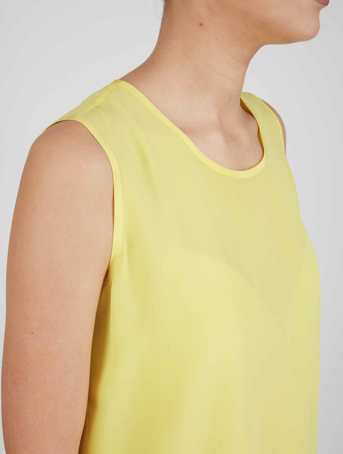 Kiton Yellow Silk Shirt