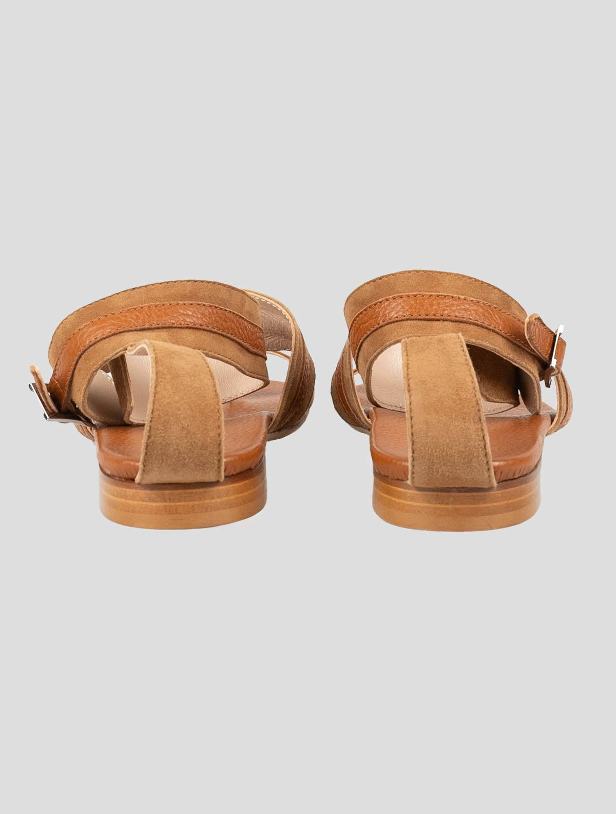Kiton Brown Leather Sandals