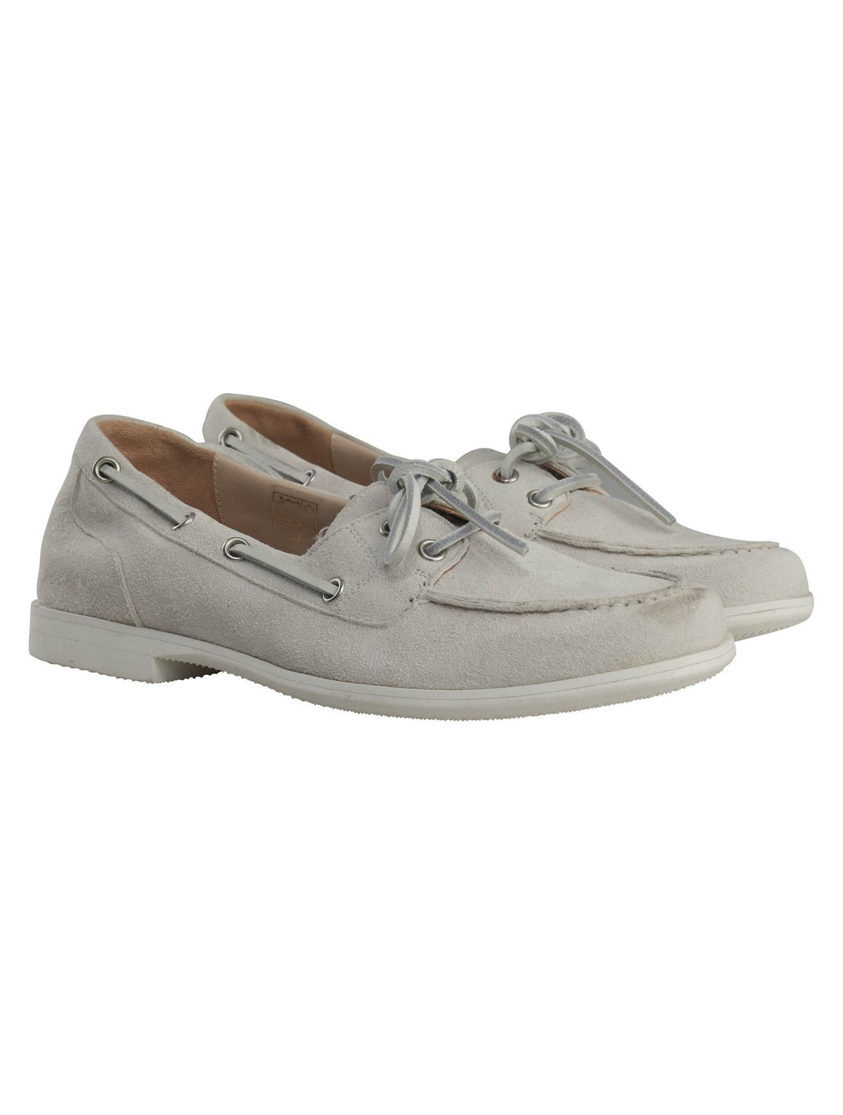 Kiton Kiton White Leather Suede Loafers White 000