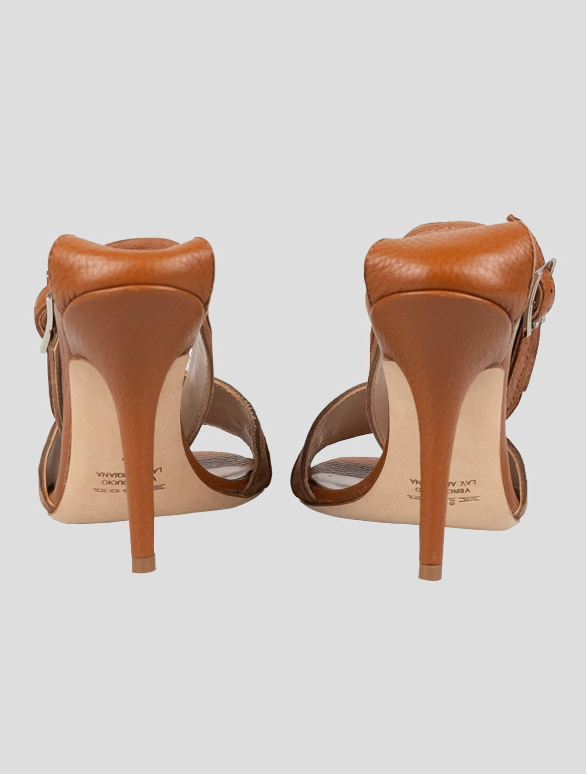 Kiton Brown Leather Sandals