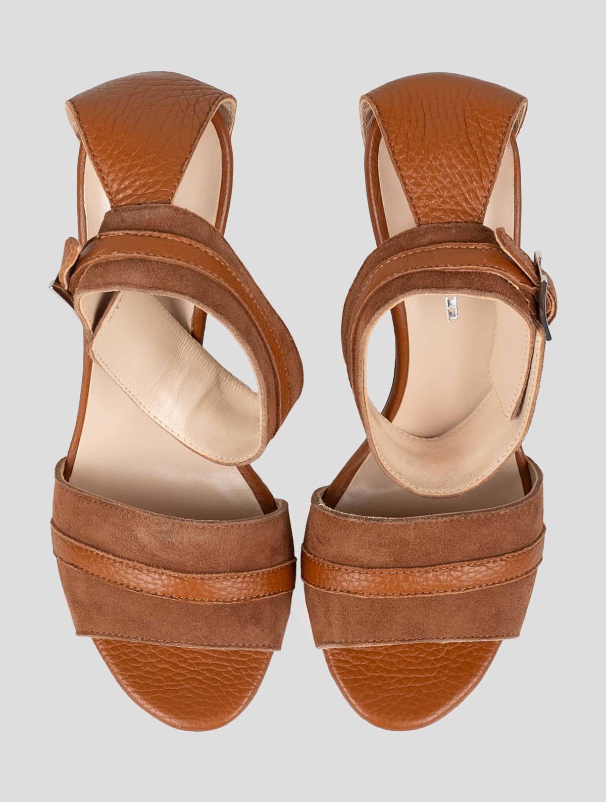 Kiton Brown Leather Sandals