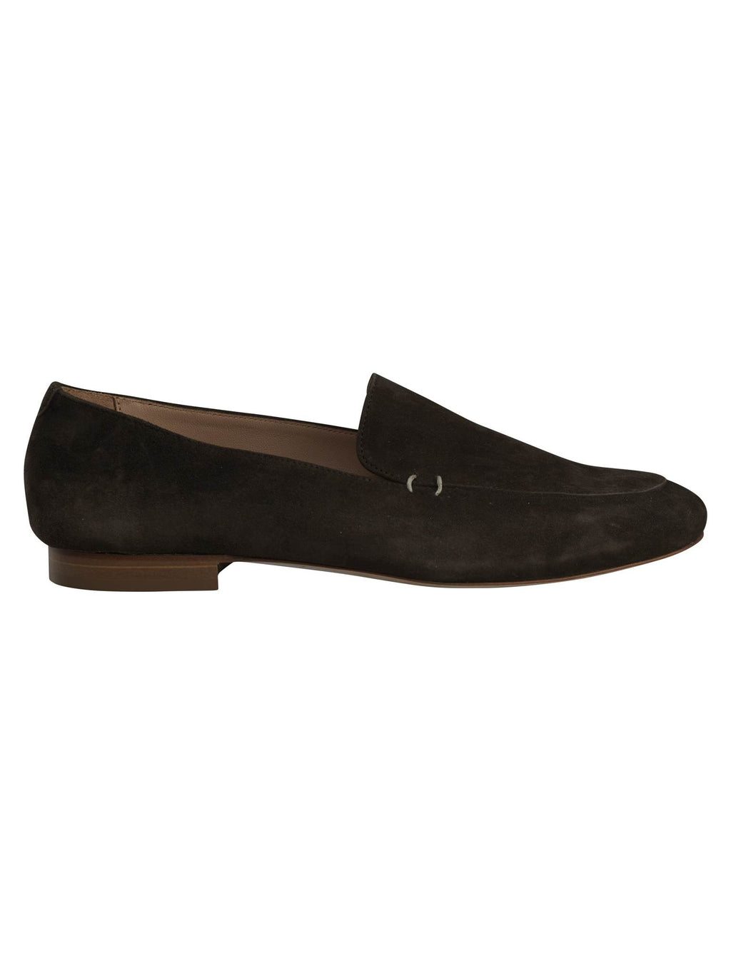 Kiton Brown Leather Suede Loafers