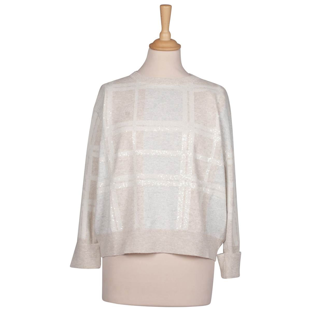 Brunello Cucinelli BRUNELLO CUCINELLI Multicolor  Virgin Wool Cashmere Silk Sweater Multicolor 000