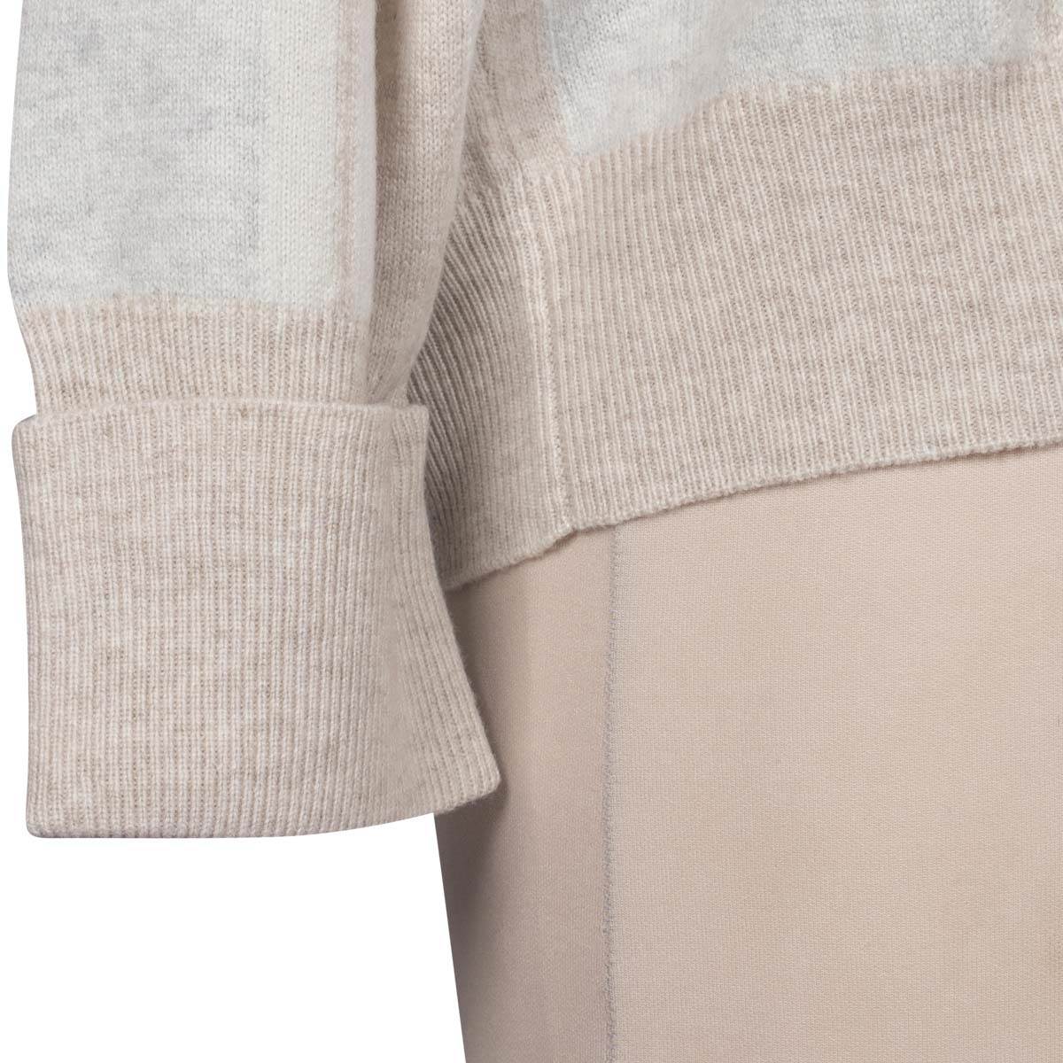 BRUNELLO CUCINELLI Multicolor Virgin Wool Cashmere Silk Sweater