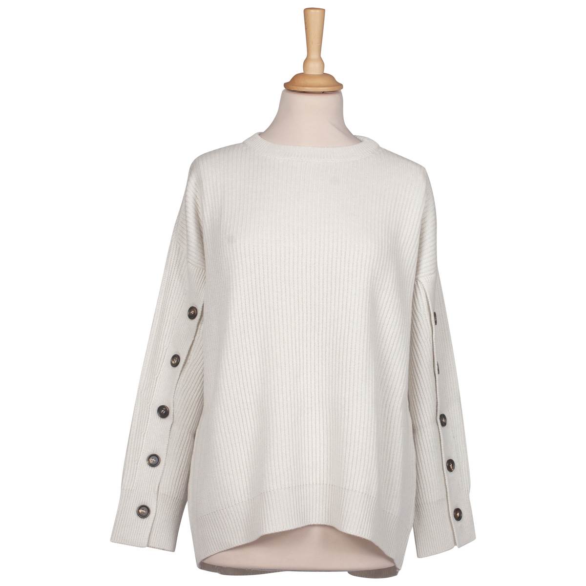 Brunello Cucinelli BRUNELLO CUCINELLI White Cashmere Sweater White 000