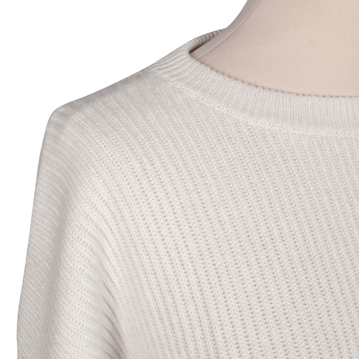 BRUNELLO CUCINELLI White Cashmere Sweater