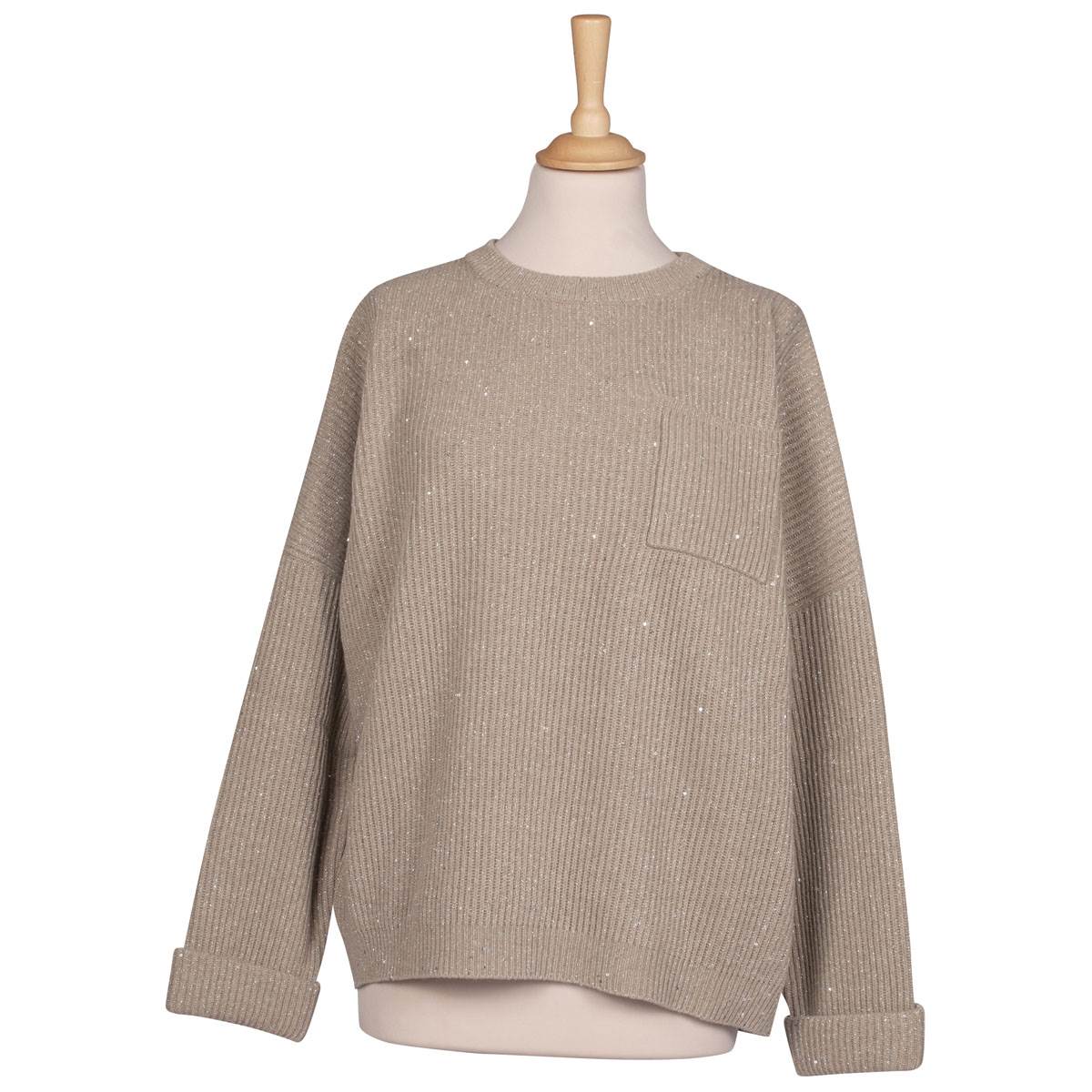 Brunello Cucinelli BRUNELLO CUCINELLI  Beige Cashmere Wool Sweater Beige 000